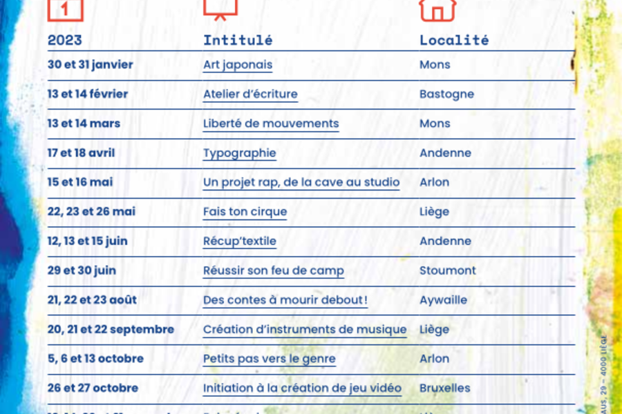Nos formations 2023 pour les pros de l'animation #366
