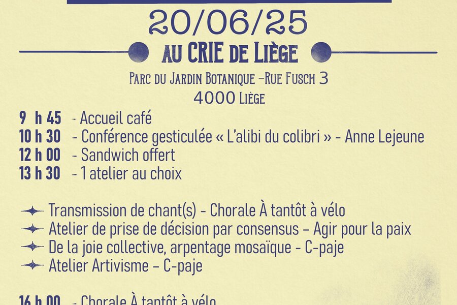 Rage de joie - Atelier Artivisme #592