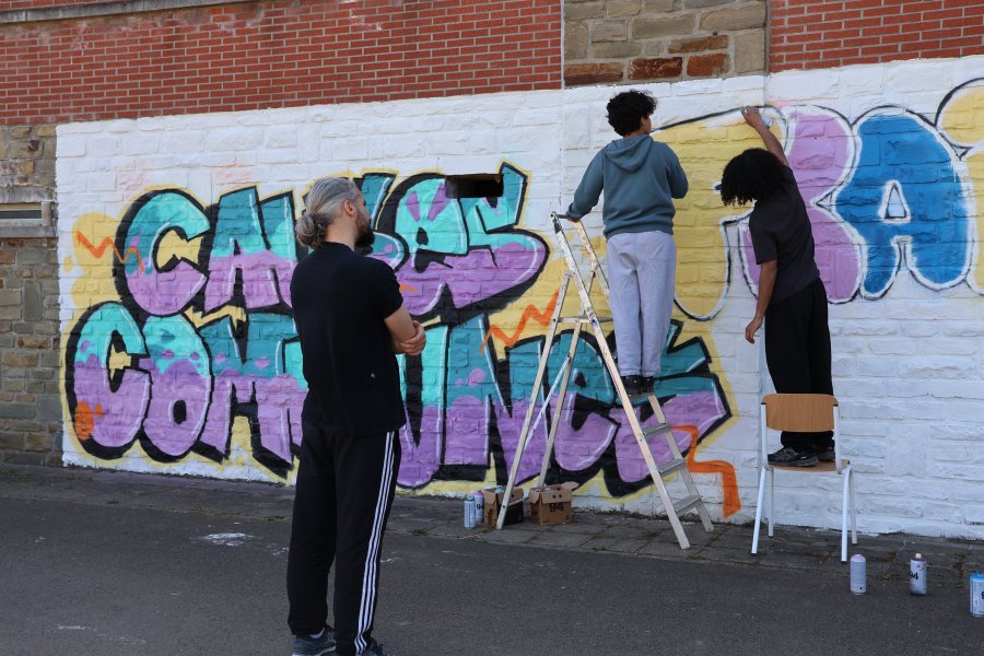 Fresque et cabane communes à Fraipont #674