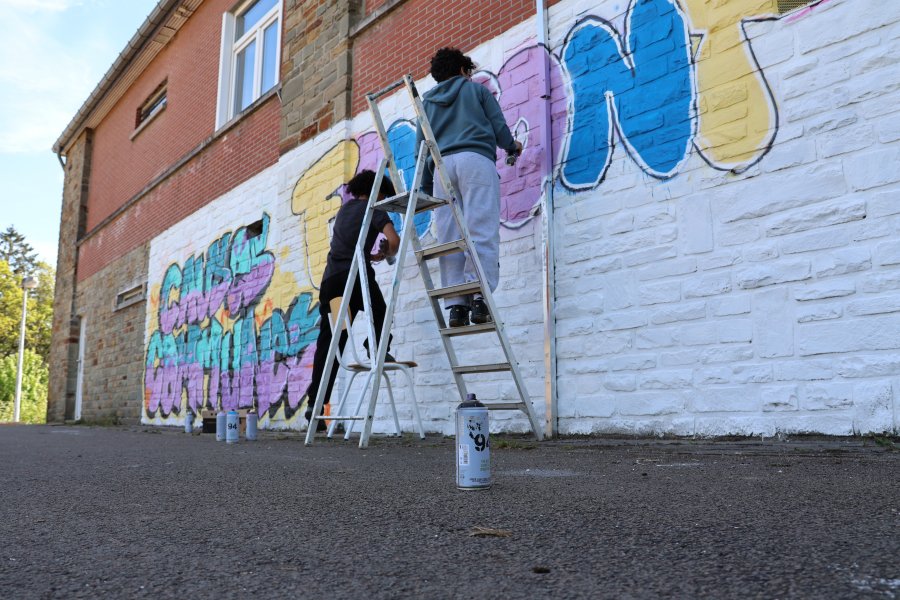 Fresque et cabane communes à Fraipont #674