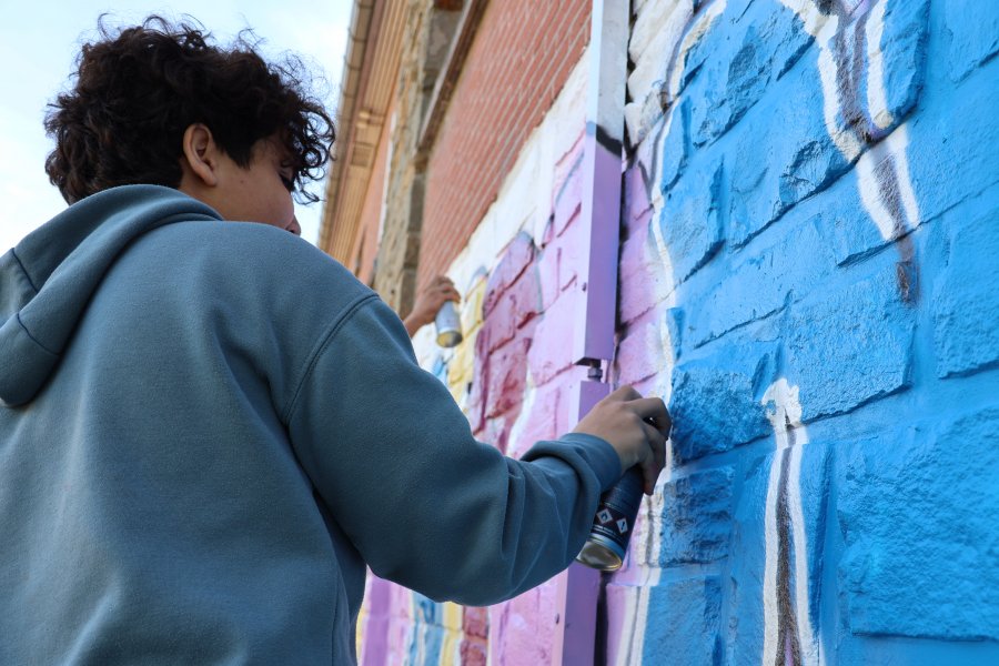 Fresque et cabane communes à Fraipont #674