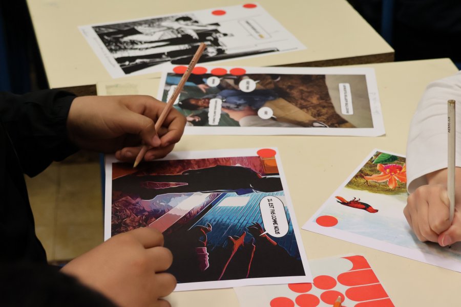 Transformer les créations des jeunes en cartes postales #676