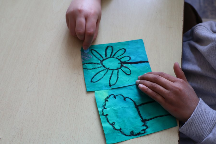 Transformer les créations des jeunes en cartes postales #676