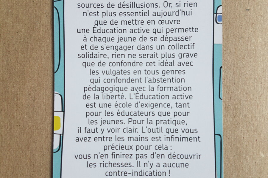 Jeu de cartes <em>Les pédagogies actives... des fausses idées à déconstruire</em>