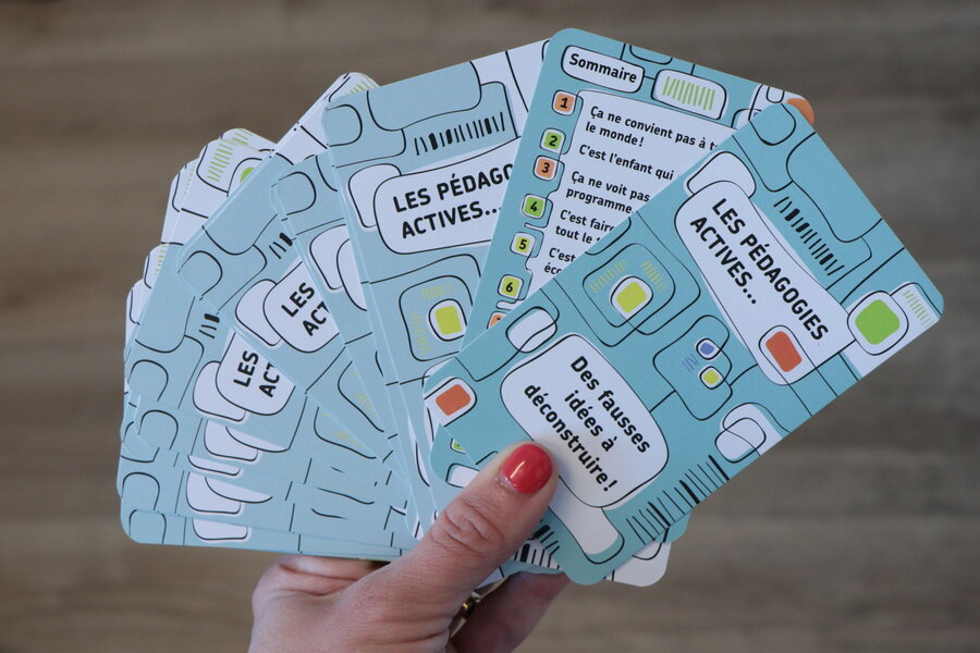 Jeu de cartes <em>Les pédagogies actives... des fausses idées à déconstruire</em> #248