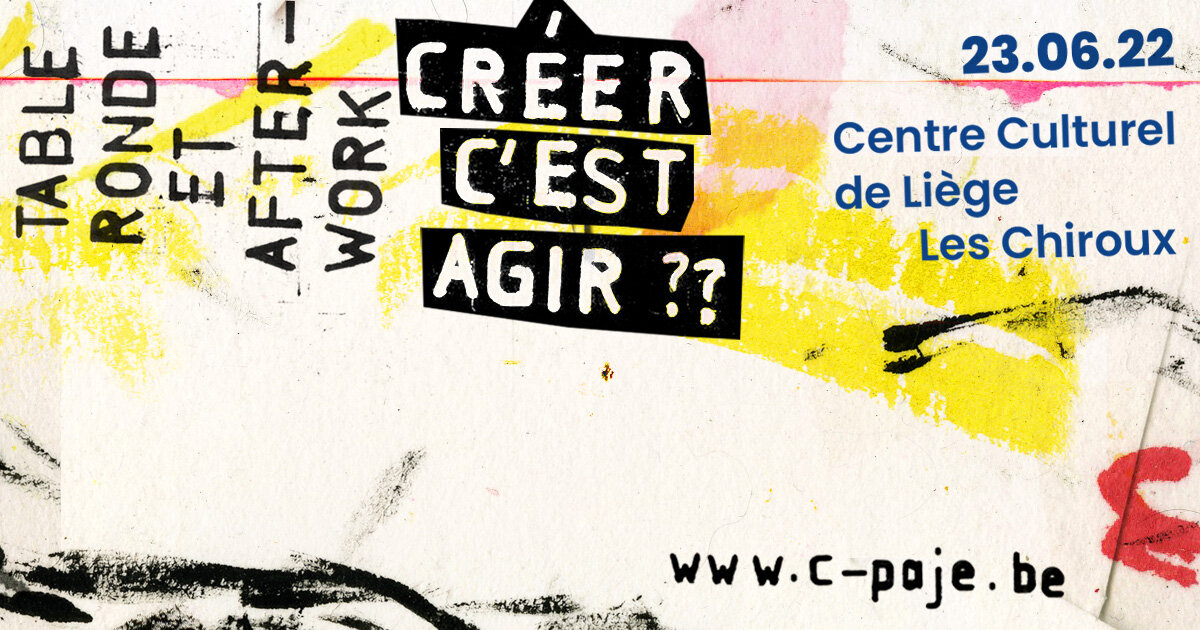 Créer c’est agir ? Parlons-en le 23 juin !