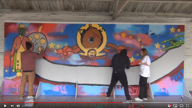 Bref, ils ont fait une fresque...