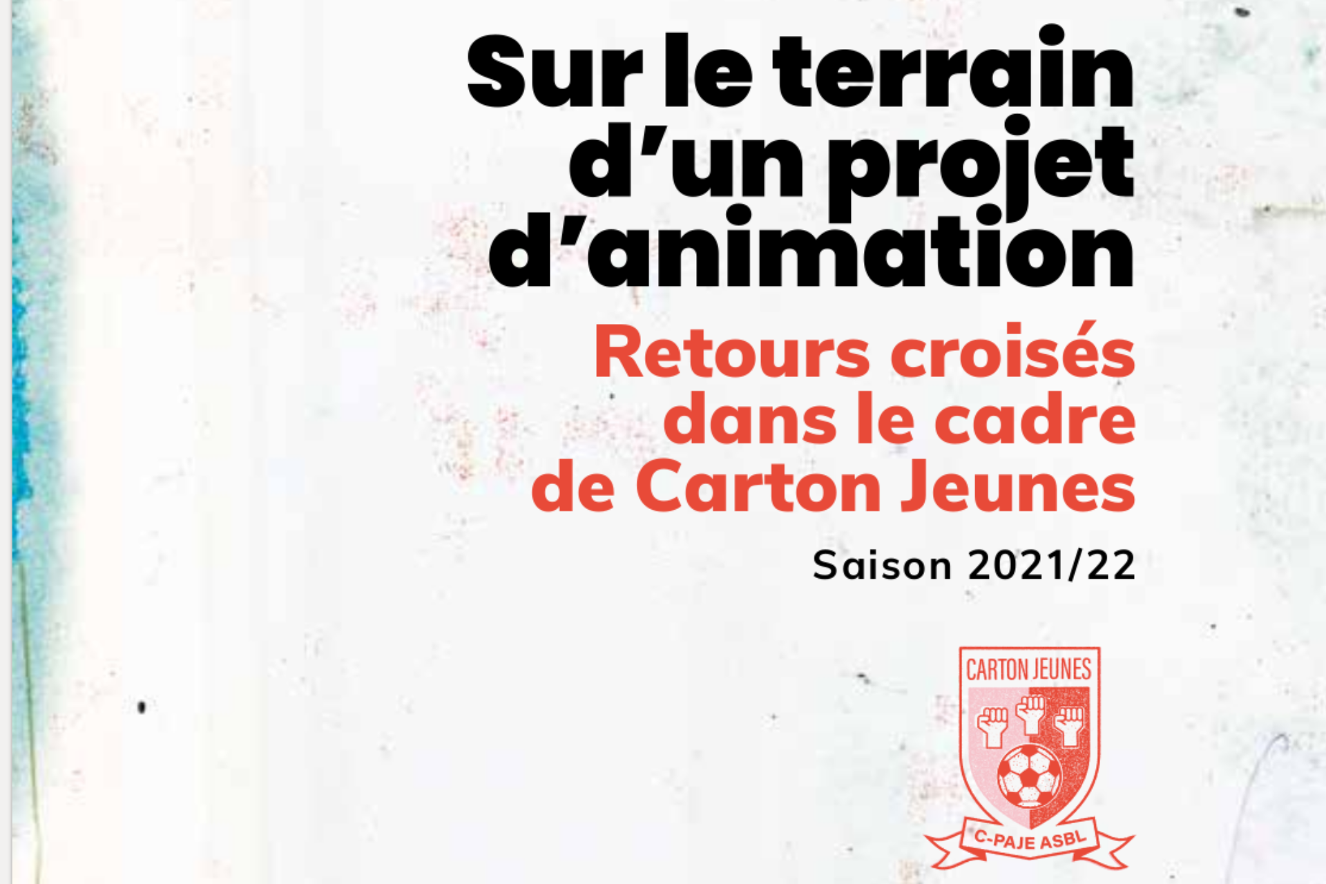 Retours croisés sur le terrain du projet d’animation Carton Jeunes