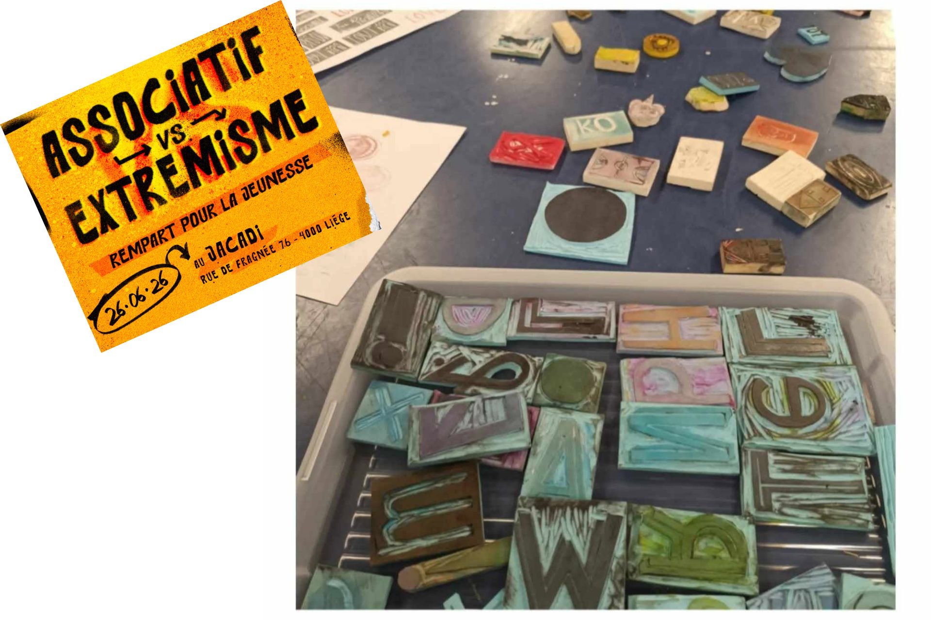 Atelier 'Collage et tampons - cr&eacute;er des images qui parlent'