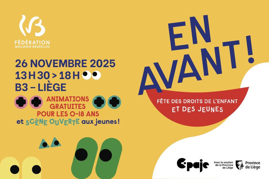 Fête des droits des enfants et des jeunes 2025 à Liège