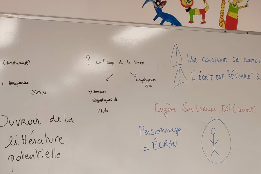 Atelier d'écriture 